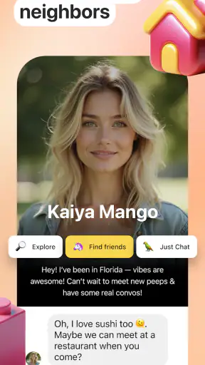 Kiki: Chat, Flirt, People Near screenshot 4
