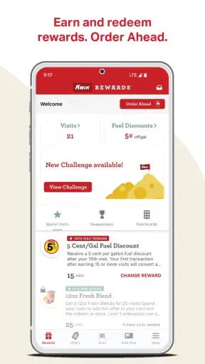 Kwik Rewards screenshot 2