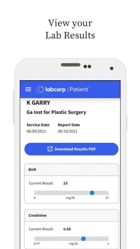 MyLabcorp screenshot 1