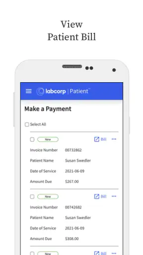 MyLabcorp screenshot 2