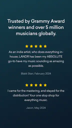 LANDR - Master & Release Music screenshot 7