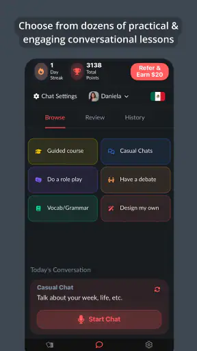 Langua: AI language learning screenshot 3