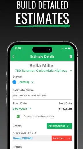 Lawn Buddy Management Software screenshot 5