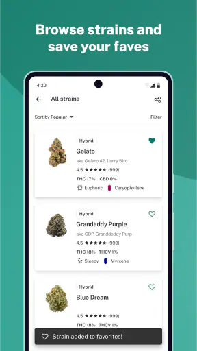 Leafly: Find Cannabis and CBD screenshot 4