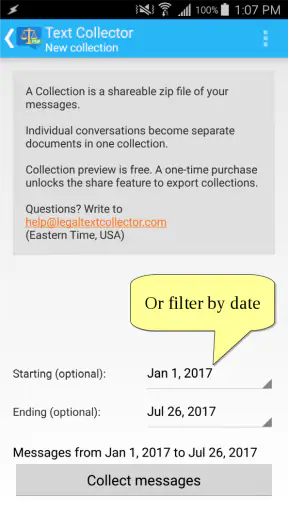 Legal Text Collector screenshot 2