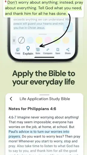 Life Application Study Bible screenshot 2