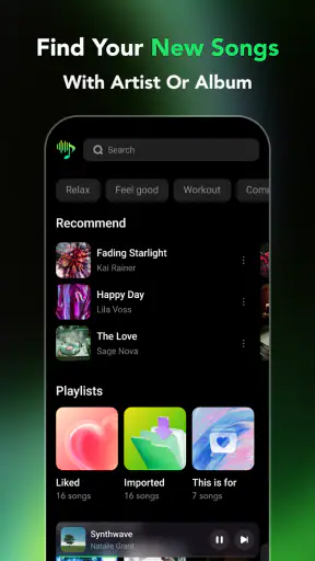 Lilt - Offline Music Player screenshot 2