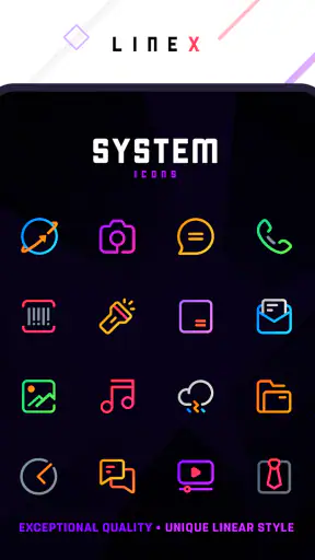LineX Icon Pack screenshot 2