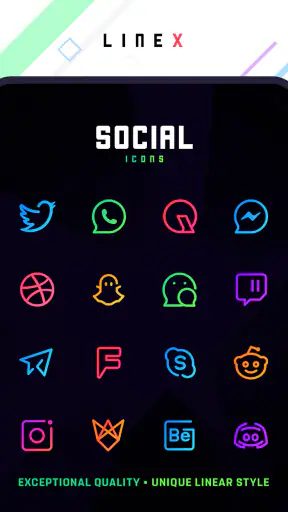 LineX Icon Pack screenshot 4