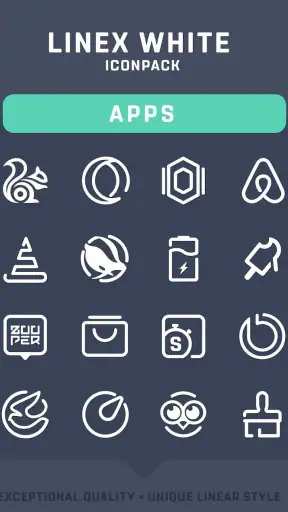 LineX White Icon Pack screenshot 5