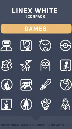 LineX White Icon Pack screenshot 6