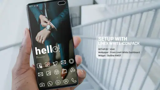 LineX White Icon Pack screenshot 7
