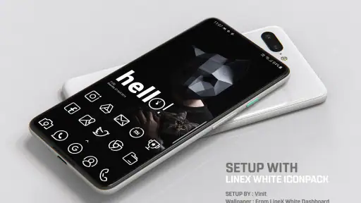 LineX White Icon Pack screenshot 8