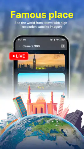 Live Cam Earth Map - GPS Cam screenshot 7