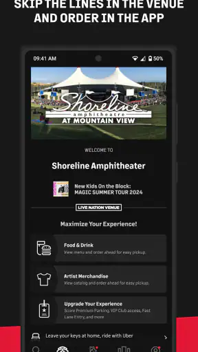 Live Nation At The Concert screenshot 4