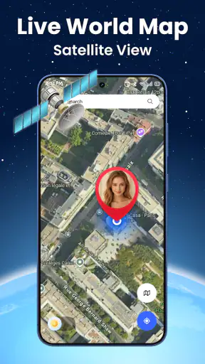 Live World Map: Satellite View screenshot 1