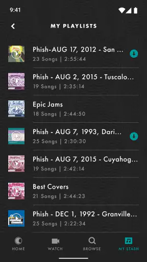 LivePhish screenshot 6