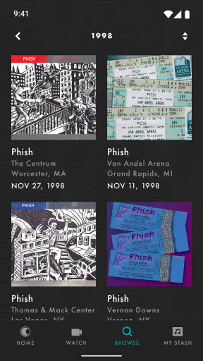 LivePhish screenshot 7