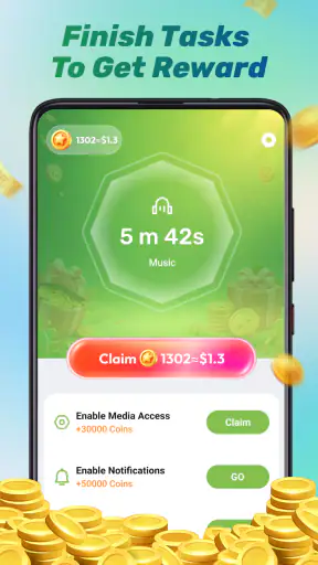 Lucky Tunes - Rewards & Music screenshot 2