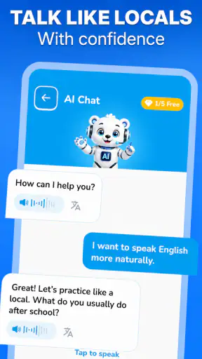 Lurnia: AI Language Tutor screenshot 2