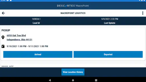 MacroPoint for Truckers screenshot 6