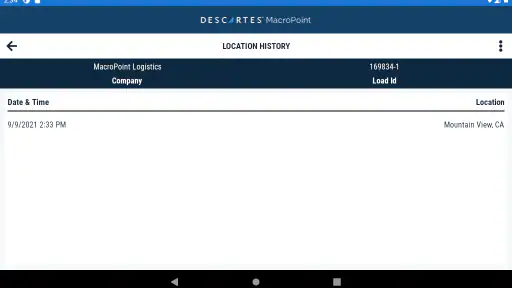 MacroPoint for Truckers screenshot 7