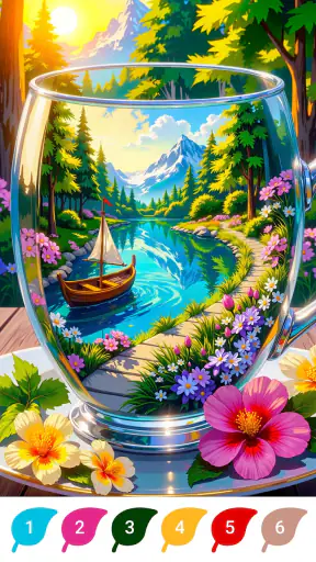 Magical Forest Color by Number screenshot 10