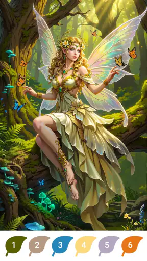 Magical Forest Color by Number screenshot 3