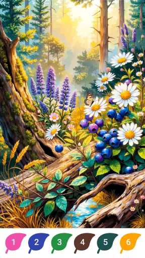 Magical Forest Color by Number screenshot 4