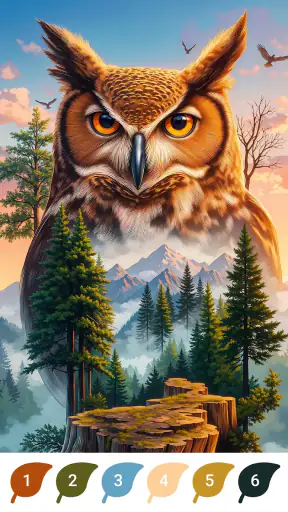 Magical Forest Color by Number screenshot 5