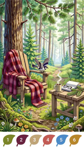 Magical Forest Color by Number screenshot 7