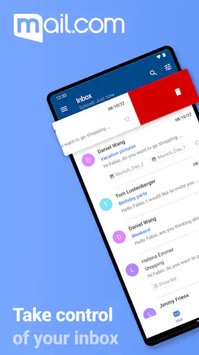 mail.com: Email app & Cloud screenshot 1