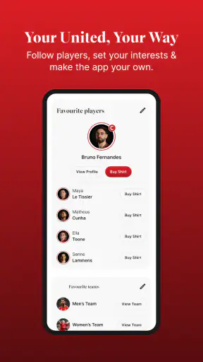 Manchester United Official App screenshot 6