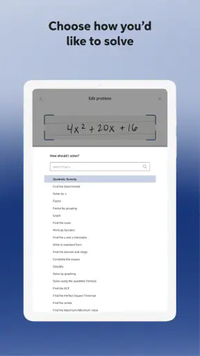 Mathway: Scan & Solve Problems screenshot 12
