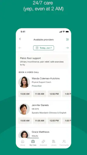 Maven Clinic screenshot 2