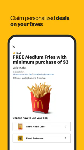 McDonald's screenshot