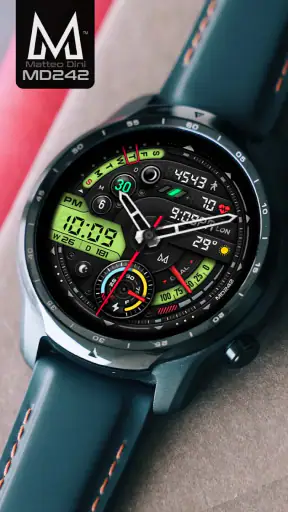 MD242 Hybrid watch face screenshot 6