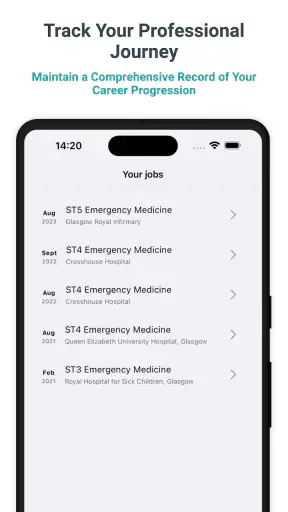Medical and surgical logbook screenshot 7