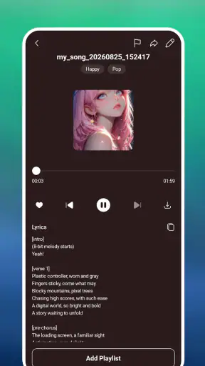 Melozi: AI Song, Music Maker screenshot 2