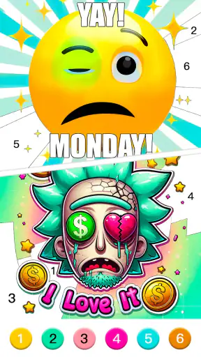 Meme Color Pro:Color by Number screenshot 9