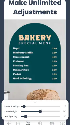 Menu Maker, Price List Maker screenshot 7