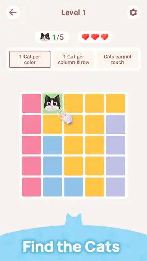 Meowdoku: Brain Puzzle Games screenshot 2