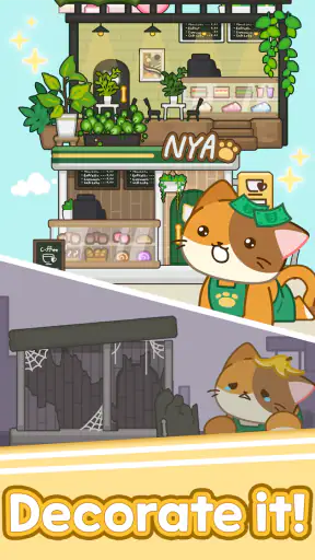 Merge Cat Cafe : Coffee cat screenshot 2