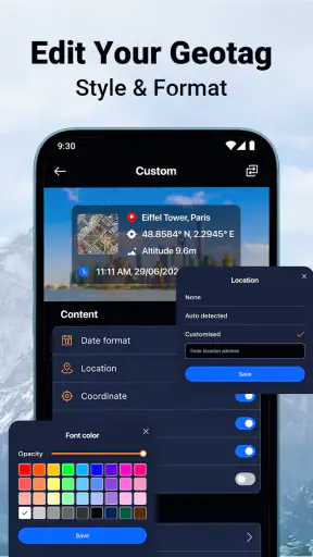 MeShot: GPS Camera & Geo Stamp screenshot 3