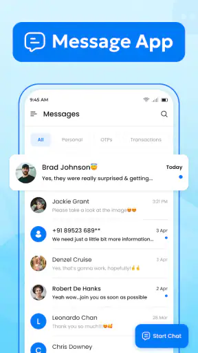 Messages - all in one chat app screenshot 1