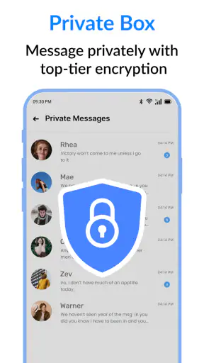 Messages : SMS & Private Chat screenshot 2