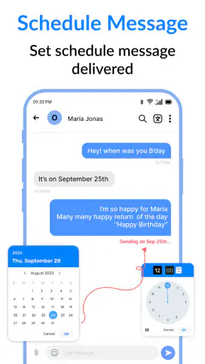 Messages : SMS & Private Chat screenshot 6