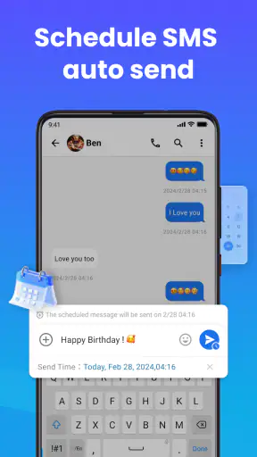 Messages: Text SMS Home App screenshot 3