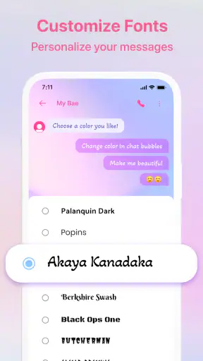Messenger - Color SMS screenshot 11