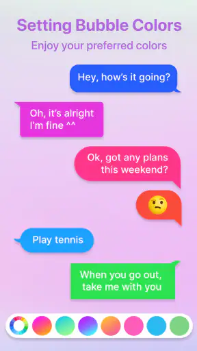 Messenger - Color SMS screenshot 12